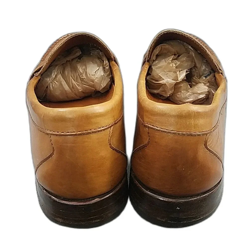 Allen Edmonds Tan Leather Penny Loafers